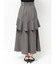 フリルスリットフレアスカート