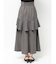 フリルスリットフレアスカート