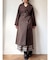 ウールライクロングコート