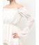 ボリュームギャザーオフショルブラウス