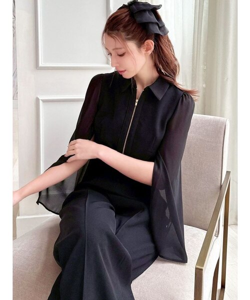 シアースリーブコンビネゾン(レディース) シアースリーブコンビネゾン｜リゼクシーの通販｜&mall（アンドモール