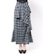アシンメトリーラッフルマーメイドスカート