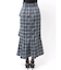 アシンメトリーラッフルマーメイドスカート