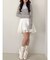 アシンメトリーフレアミニスカート
