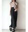 シアーリボンドッキングニットトップス