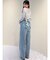 バックリボンデニムパンツ