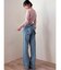 バックリボンデニムパンツ