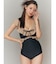 【swimwear】フリルデザインワンピース