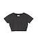 エンボスロゴクロップドTシャツ