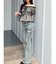 【新色追加】カットアウトリボンデニムパンツ
