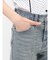 【新色追加】カットアウトリボンデニムパンツ