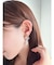 バロックパールハートモチーフピアス
