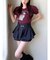 コルセットレイヤードショートパンツ