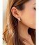 クラスターパールロングピアス