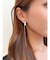 クラスターパールロングピアス