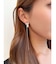 クラスターパールロングピアス