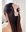 ベロアリボンヘアクリップ
