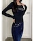 【骨格ストレート向け】サイドドロストロングTシャツ