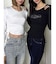 【骨格ストレート向け】サイドドロストロングTシャツ