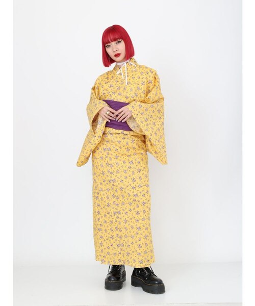 小花柄浴衣セット｜ジュエティの通販｜&mall（アンドモール