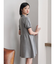 ニットポロミニワンピース