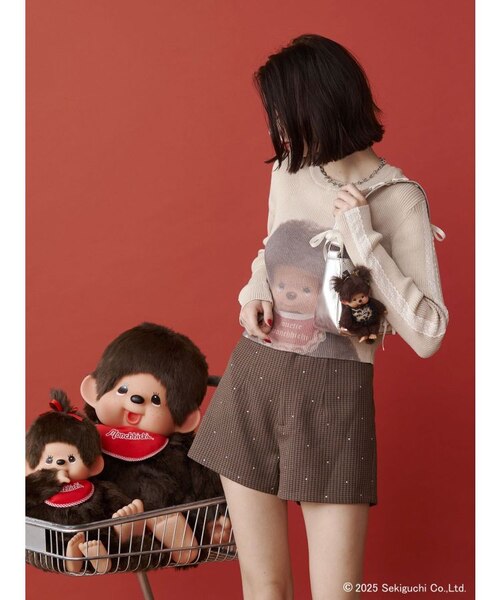 週末限定値下げ[jouetie] モンチッチフォトプリントニット monchhichi×jouetie】フォトプリントニット｜ジュエティの通販｜&mall