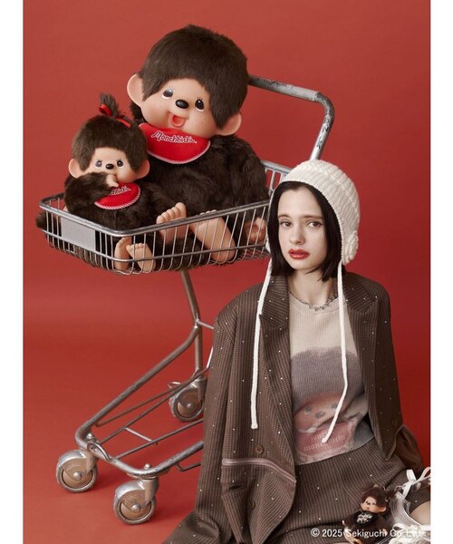 monchhichi×jouetie】フォトプリントニット｜ジュエティの通販｜&mall