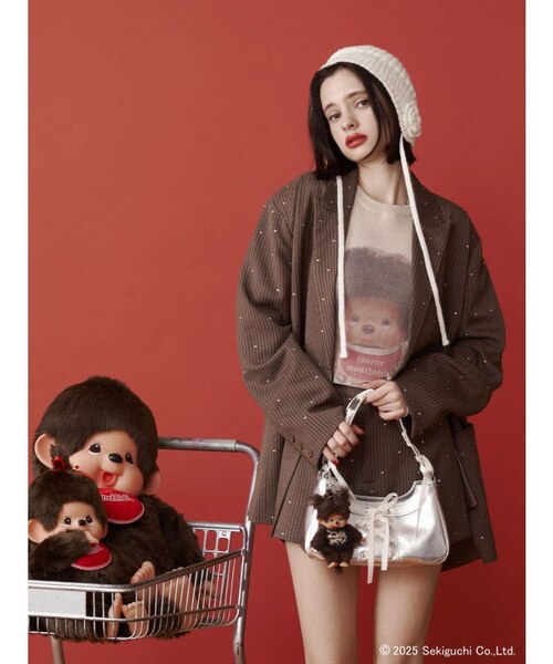 monchhichi×jouetie】フォトプリントニット｜ジュエティの通販｜&mall