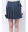 プリーツスカートレイヤードパンツ