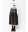 レイヤードチュールスカート