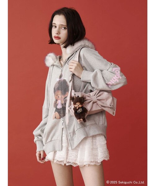 monchhichi×jouetie】ファードッキングZIPフーディ｜ジュエティの通販