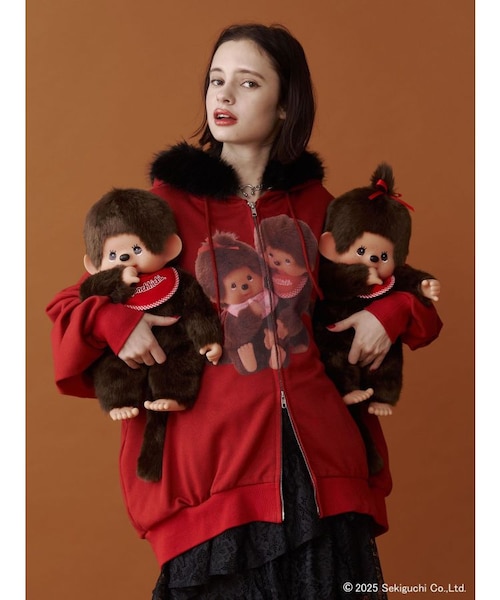 monchhichi×jouetie】ファードッキングZIPフーディ｜ジュエティの通販