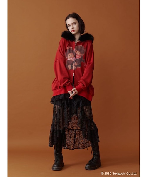 monchhichi×jouetie】ファードッキングZIPフーディ｜ジュエティの通販