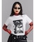 【JANIS】Distressed photo print t-shirts【コラボ】