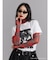 【JANIS】Distressed photo print t-shirts【コラボ】