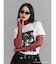 【JANIS】Distressed photo print t-shirts【コラボ】