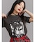 【JANIS】Distressed photo print t-shirts【コラボ】