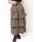 パターンティアードロングスカート