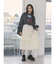 フリンジティアードスカート