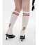 【LONSDALE×jouetie】ローズジャガードラインハイソックス