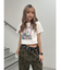 フラワーフォトフィットTシャツ