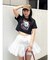 フラワーフォトフィットTシャツ