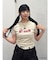 【Lilo&Stitch】ロゴフィットTシャツ