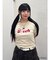 【Lilo&Stitch】ロゴフィットTシャツ