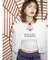 レースネックロゴパフTシャツ