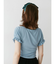レースネックロゴパフTシャツ