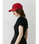 レースネックロゴパフTシャツ