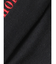 レースネックロゴパフTシャツ
