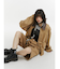 ジップスリットデニムハーフパンツ【セットアップ対応】