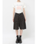 ジップスリットデニムハーフパンツ【セットアップ対応】